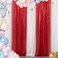 ShinyBeauty Sequin Curtains 2 Panels Red 2FTx8FT Sequin Photo Backdrop Red Sequin Backdrop Curtain Pack of 21011E