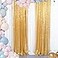 ShinyBeauty Sparkle Backdrop Curtain Gold 2 Panels Set Sequin Photo Backdrop 2FTx8FT Sequin Backdrop Curtain Pack of 21220S
