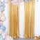ShinyBeauty Sparkle Backdrop Curtain Gold 2 Panels Set Sequin Photo Backdrop 2FTx8FT Sequin Backdrop Curtain Pack of 21220S