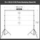 EMART Photo Backdrop Stand kit 10 x 12 ft Back Drop Adjustable Frame for Photography Photoshoot Banner Background Support Holder for Parties Dectoration
