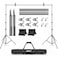 EMART Photo Backdrop Stand kit 10 x 12 ft Back Drop Adjustable Frame for Photography Photoshoot Banner Background Support Holder for Parties Dectoration