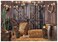 WOLADA Western Cowboy Theme Photography Backdrop Rustic Barn Door with Hay Bales Cactus Guitar String Lights Ideal for Country Style Photo Shoots Parties Studio Props 7x5FT 12534