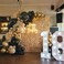 Kate Shimmer Wall Backdrop Light Gold Wall Panels 12Pcs Square Sequin Shimmer Wall Backdrop Decoration for Birthday PartyWedding Anniversary