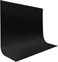 SYUNASYU Black Backdrop 10 X 10 Ft Solid Black Photo Backdrop High Density Polyester Fabric Pure Black Backdrop Curtain Screen Collapsible Seamless Black Background for Photoshoot Party Video Studio