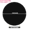 Wokceer 72FT Round Backdrop Cover Black Round Arch Covers with Buckles Polyster Circle Balloon Arch Backdrop Cover for Wedding Birthday Party Ceremony Decor