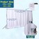 Urby Two Layers Backdrop Made with One Piece Chiffon Tulle Polyester for Professional Extra Wide Blackout Curtains White 20 x 10 ft