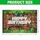 THCDHPD 3x5Ft Pixel Birthday Backdrop Large Sandbox Theme Party Decorations Miner Party Supplies Video Game Banner for Theme Party Birthday