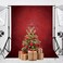 Haboke Abstract Professional Photography Backdrop for Portrait Photo Props Booth Background Photoshoot Studio with Polyester Fabric Roller Pocket on Top 8x12ftRedNo Stand