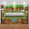 Satankya Pixel Birthday Party Decorations Pixel Video Game Banner for Miner Birthday Party Backdrop Photo Background Wall Decor Mining Party Supplies