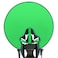 Xamanabu Portable Green Screen Chair 57 in Collapsible Greenscreen Backdrop with Stand Double Sided Green Background Chroma Key Backdrop for ZoomStreaming Gaming Meetings