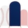 RimCereal 3 Set Baseball Theme Arch Backdrop Stand Covers 4ft 5ft 6ft Sport Background Arched Stretchy Fabric Backdrop Cover for Boys Birthday Baseball Party Decoration