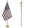 Flags Importer FlagsImp 8 Foot Aluminum Silver Pole with Ball