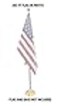 Flags Importer FlagsImp 8 Foot Aluminum Silver Pole with Ball