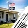 Acostop 10 FT In Ground Flag Poles for Outside House Fit for 2 Flags Extra Thick Flag Pole Kit with 5 Prongs Base Windproof Ground FlagPoles for Residential Small Medium Lawn Temporary Event