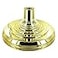 Super Tough Floor Stand Base for Indoor Flagpole Metallic Gold Durable ABS Plastic Fits 1 to 1 14 Poles Unweighted with Fillable Design Easy Assembly with Elegant Gold Finish