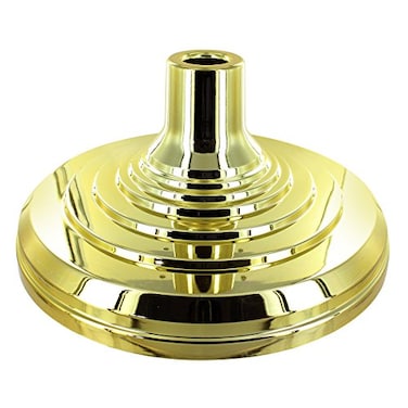 Super Tough Floor Stand Base for Indoor Flagpole Metallic Gold Durable ABS Plastic Fits 1 to 1 14 Poles Unweighted with Fillable Design Easy Assembly with Elegant Gold Finish