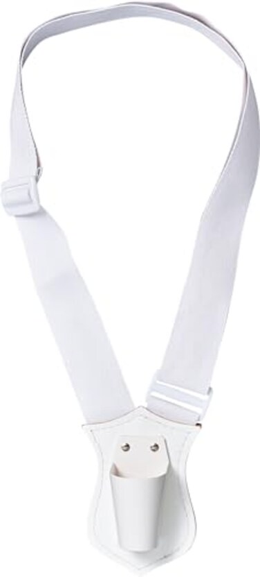 JAY-PEE JAYPEE Parade Flag Carrier White Web Nylon Single Strap Flag Carrier