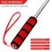 Anley 5 Feet Red Telescopic Handheld Flagpoles ANLEY Portable Staff with Clips Lightweight Extendable Stainless Steel with AntiSlip Grip Collapsable Flag Pole for Tour Guides Pointer for Teachers