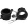 ANLEY Tangle Free Flag Pole Mounting Ring Clip Rotating Flapole Mounting Rings With Metal Clips 1 Diameter 2 Pieces