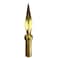 FRF FLAG Gold Square Copper Spear for Indoor Flag Pole Topper or Parade Flagpole Finial Topper for 1inch Diameter Flagpoles