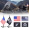 Hutexico Flag Pole Mount Kit for Spyder F3 LTD 2 Pack Foldable Spyder Trunk Stainless Flagpole Bracket with 6 Flags USA Flag For CanAm Spyder F3Limited 20172025 Spyder RT 20202025