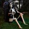 Sizonjoy 35 Posable Halloween Skeleton Full Body Joints Plastic Skeleton with MovablePosable JointsPerfect for Halloween Haunted House Props Decorations Outdoor