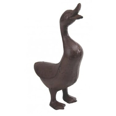 UD Full Bodied Cast Iron Duck Garden Figure