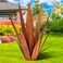 KODIBO Metal Agave Plants Tequila Rustic Sculpture Metal Yard Art Outdoor Lawn Ornaments Yard Stakes Rusty L