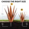 KODIBO Metal Agave Plants Tequila Rustic Sculpture Metal Yard Art Outdoor Lawn Ornaments Yard Stakes Rusty L