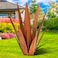 KODIBO Metal Agave Plants Tequila Rustic Sculpture Metal Yard Art Outdoor Lawn Ornaments Yard Stakes Rusty L