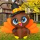 COMIN 54 FT Thanksgiving Decorations Inflatables Outdoor Big Eye Turkey Blow Up Inflatable with Builtin LEDs for Holiday Yard Lawn Garden Decor