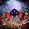 GOOSH 8 FT Width Halloween Inflatables Spider Blow Up Yard Decorations with Magic Light Halloween Outdoor Inflatables for Yard Garden Lawn Decor