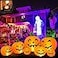 lucdnc Outdoor Halloween Decorations 75 Ft Halloween Inflatables Pumpkins with Builtin LED LightsBlowerGround StakesFall Garden Lawn Large Inflatable Halloween Party Yard Decorations