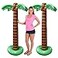 Playbees Giant Inflatable Palm Trees 2 Pack 6 Foot Super Sturdy Trees for Luau Parties Beach Decor Poolside Ambiance Tropical Theme Decor Outdoor Fun Easy Inflation