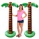 Playbees Giant Inflatable Palm Trees 2 Pack 6 Foot Super Sturdy Trees for Luau Parties Beach Decor Poolside Ambiance Tropical Theme Decor Outdoor Fun Easy Inflation