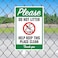 Locmorly Aluminum Sign Please Do Not Litter Yard Sign Help Keep This Place Clean Sign 8x12 Inch