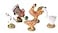 Fontanini by Roman Inc Bethlehem Birds 5 Animals Collection Nativity Figure and Accessories Hand Sculpted and Painted