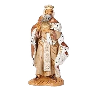 Fontanini by Roman Inc King Melchior 5 Collection Nativity Figure and Accessories Hand Sculpted and Painted