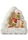Enesco Jim Shore Dr Seuss The Grinch and Max on Snow Mound Lit Figurine 6 Inch Multicolor