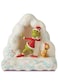Enesco Jim Shore Dr Seuss The Grinch and Max on Snow Mound Lit Figurine 6 Inch Multicolor