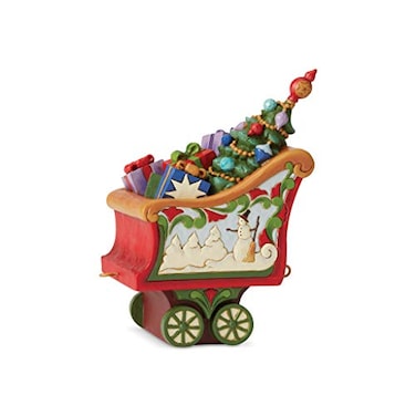 Enesco Jim Shore Heartwood Creek Christmas Train Coal Car Figurine 55 Inch Multicolor