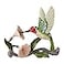 Enesco Jim Shore Heartwood Creek Hummingbird with Flower Figurine 5375 Inch Multicolor
