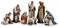 Joseph's Studio Josephs Studio by Roman 7Piece Nativity Set Includes Holy Family Wise Men and Shepherd 95 H Resin and Stone Decorative Figures Collection Durable Long Lasting