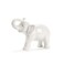 Abbott Collection Ceramic Elephant Figurine White Medium