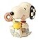 Enesco 6001297 Jim Shore Peanuts Snoopy Donuts and Coffee Miniature Figurine 3 Inch Multicolor