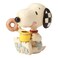 Enesco 6001297 Jim Shore Peanuts Snoopy Donuts and Coffee Miniature Figurine 3 Inch Multicolor