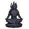 Zig Zag Mahayogi Shiva Sculpture 35 Inch Shiv Shankar Bholenath Mahadev Resin Statue for Car Dashboard Home Office Black