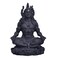 Zig Zag Mahayogi Shiva Sculpture 35 Inch Shiv Shankar Bholenath Mahadev Resin Statue for Car Dashboard Home Office Black