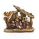 Kurt S. Adler Kurt Adler 7Inch Resin Nativity Table Piece 11 Piece Set with Stable