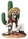 SUMMIT COLLECTION YTC 35 Inch Day of The Dead Boracho Sitting by A Cactus Figurine